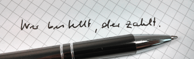 Das Bestellerprinzip Das Bestellerprinzip